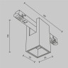 Трековый светильник MAYTONI ALFA TR121-4-7W-DS-W